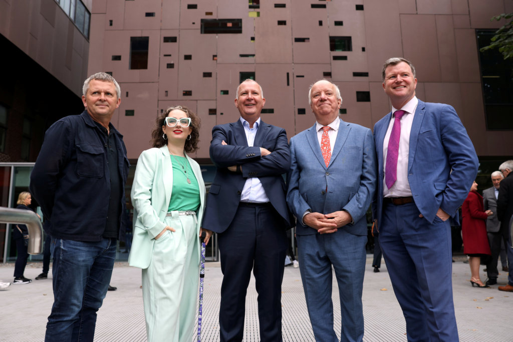 From left to right: Richard Boyd Barrett TD, People Before Profit. Senator Annie Hoey, Labour. Gary Murphy, Professor of Politics, DCU. Senator Joe O’Reilly, Fine Gael. Senator Malcolm Byrne, Fianna Fáil.