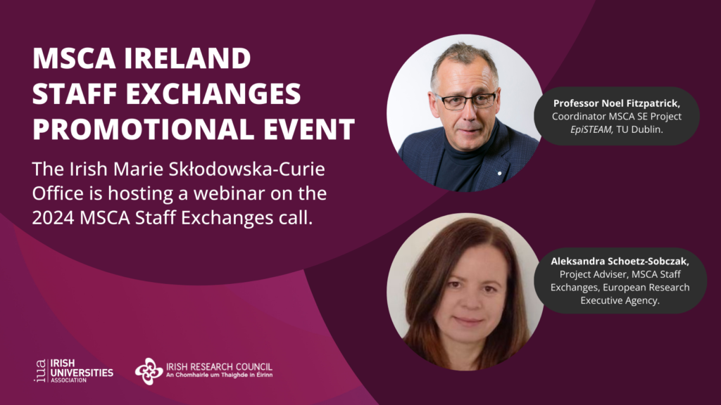 MSCA Ireland Staff Exchanges Promotional Event